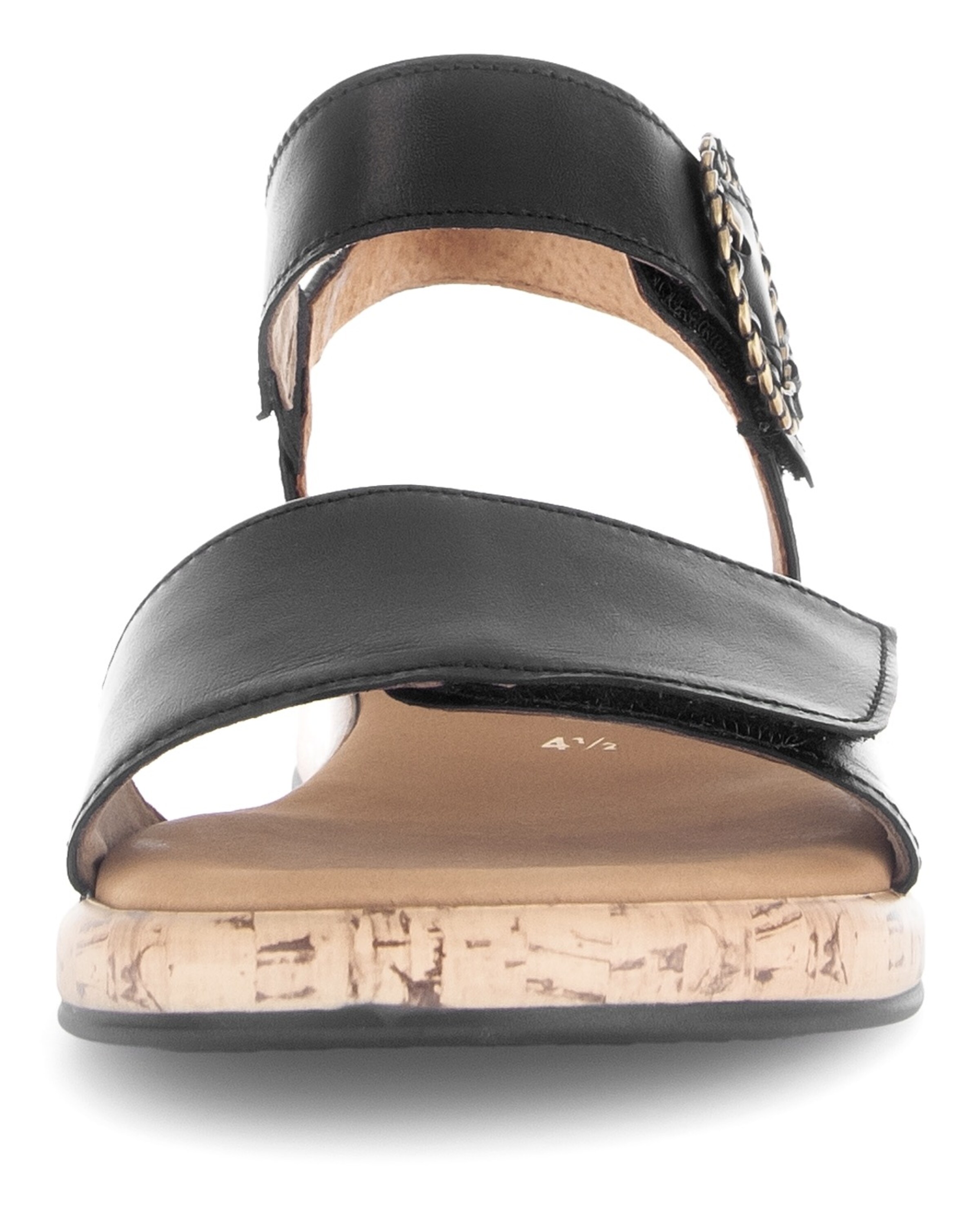 GABOR Strap sandal in Black