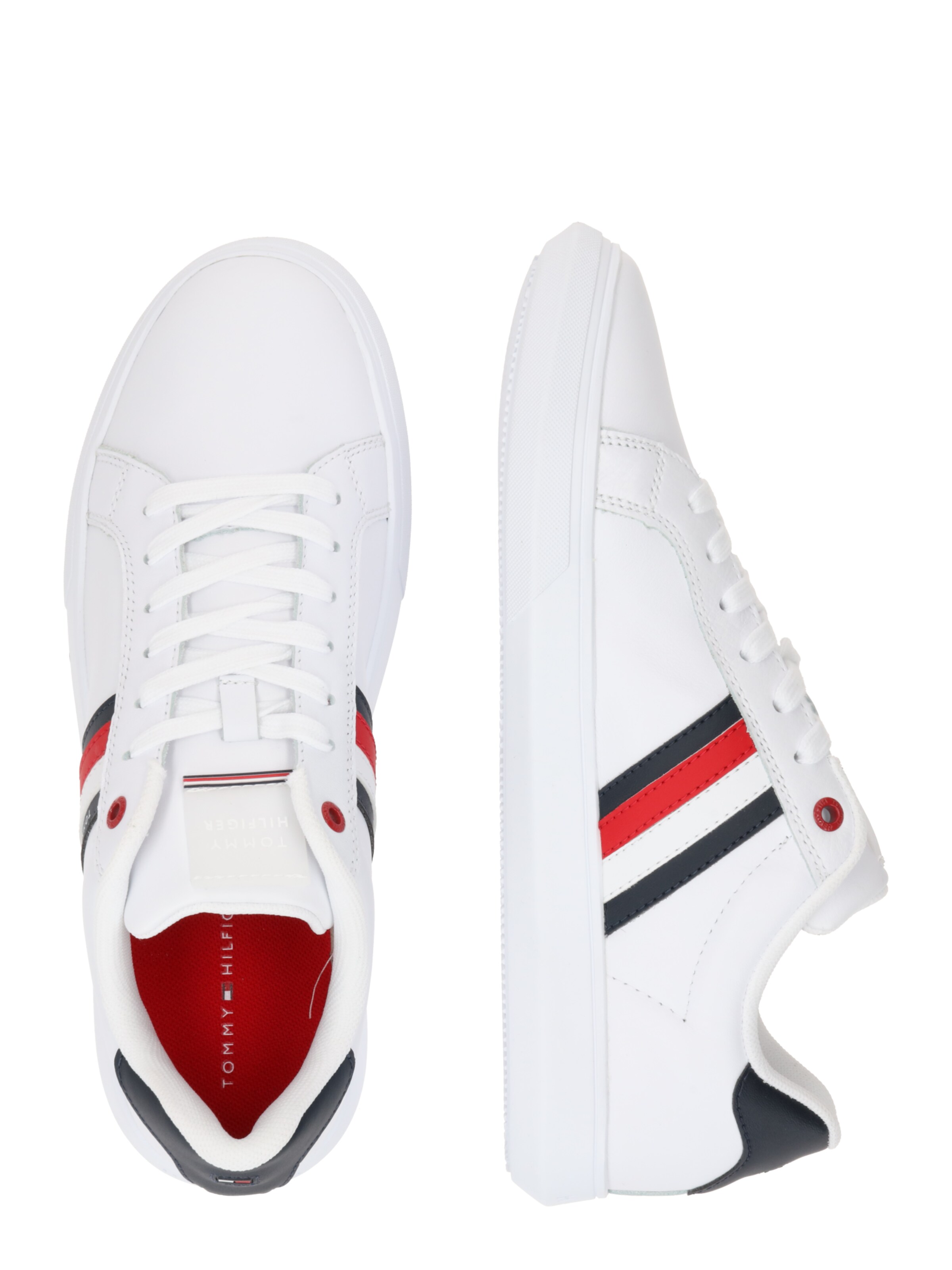 Baskets basses 'Essential' TOMMY HILFIGER en blanc