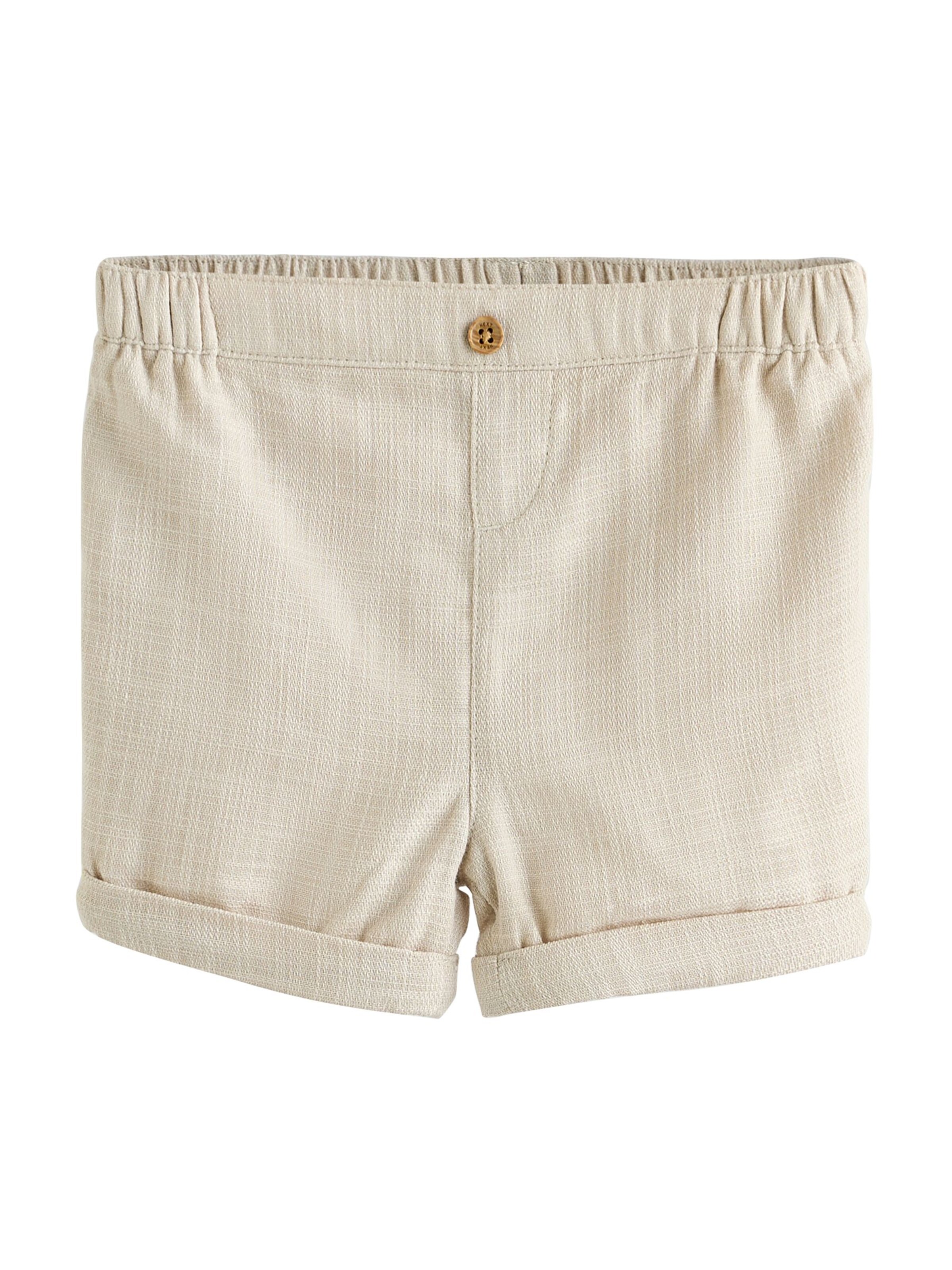 Next Set: Hemd, Weste und Shorts in Beige