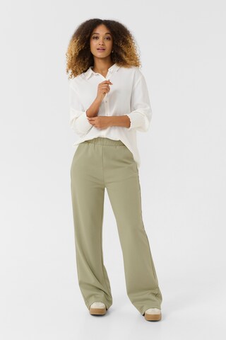 Cream Loosefit Broek 'Anett' in Groen