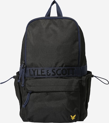 Lyle & Scott Backpack in Black: front