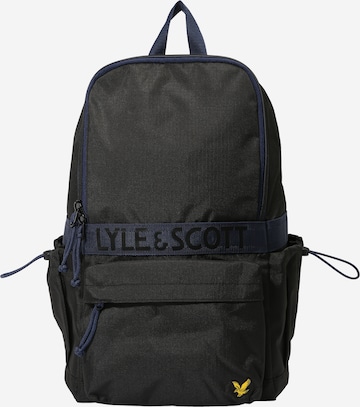 Lyle & Scott Rygsæk i sort: forside