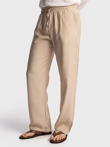 Giesto Regular Broek in Beige: voorkant