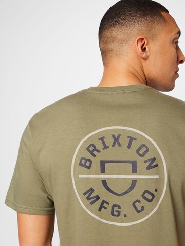 T-Shirt 'CREST' Brixton en vert