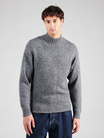 JACK & JONES Sweater 'WALDEMAR' in Grey: front