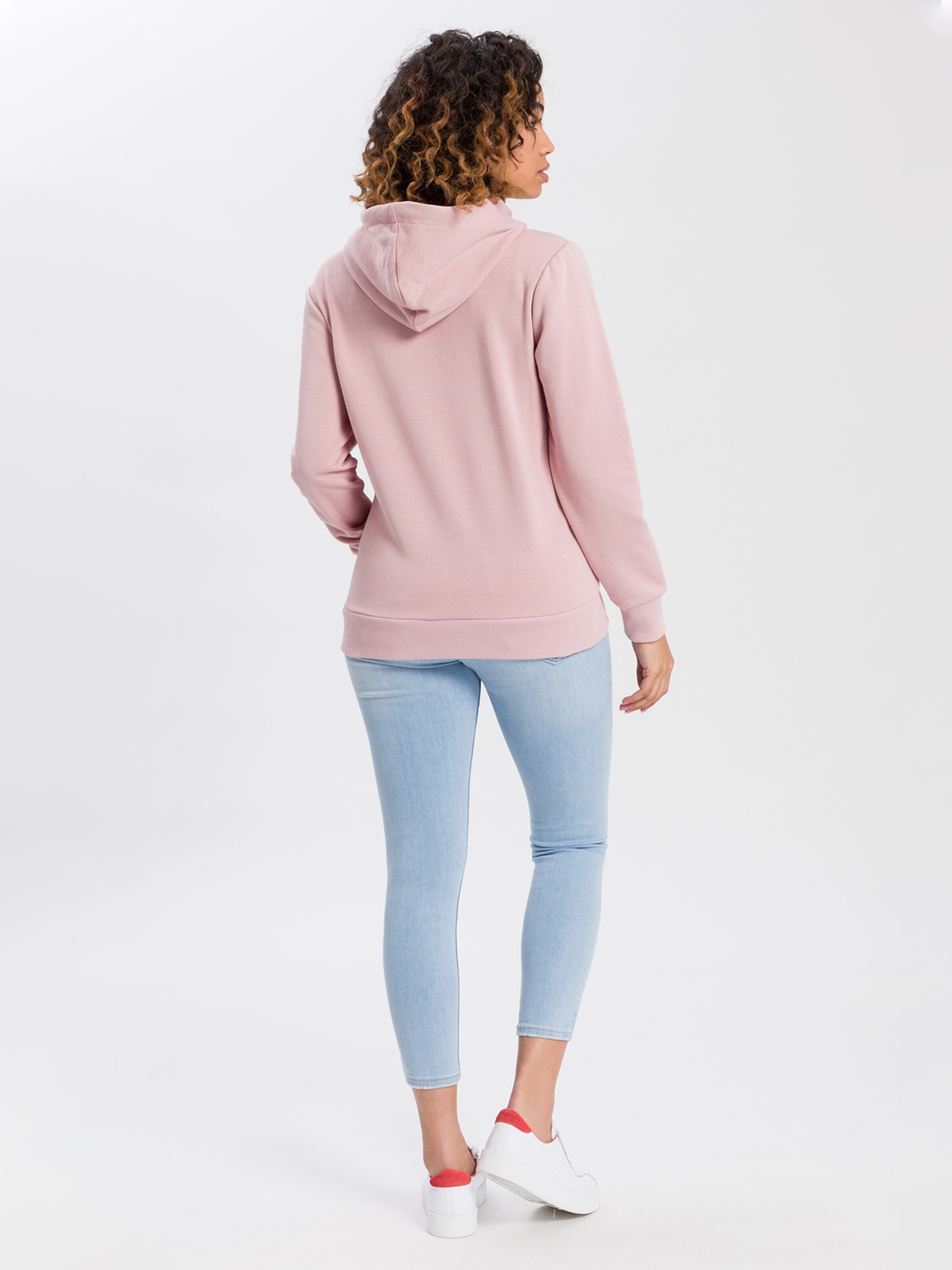 Frauen Sweat Cross Jeans Sweatjacke in Pink - IF69569 Frauen Sweat Cross Jeans Sweatjacke in Pink - IF69569