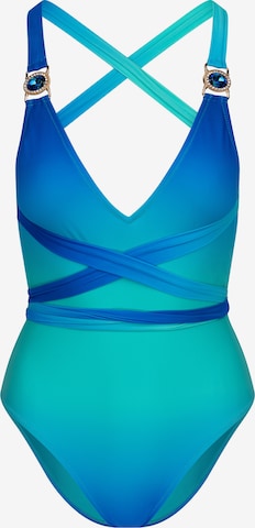 Moda Minx Swimsuit in Blue: front