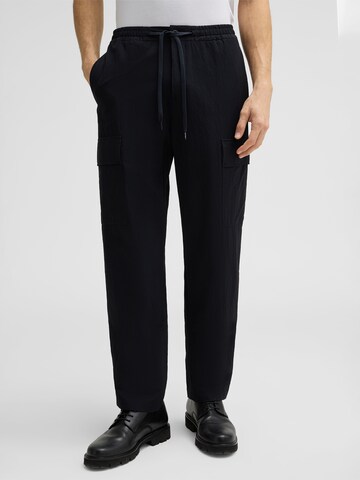 STRELLSON Regular Broek 'Eldon' in Zwart: voorkant