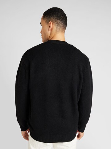 TOPMAN Knit cardigan in Black