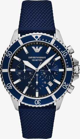 Emporio Armani Analog Watch ' ' in Blue: front