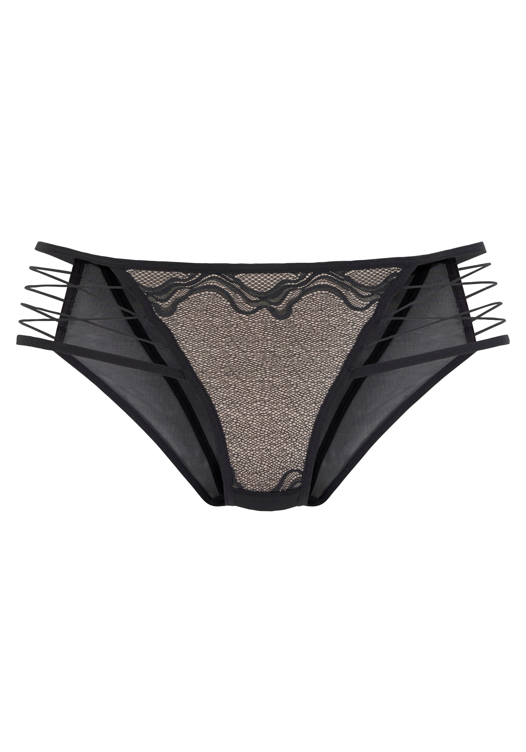 JETTE Püksikud 'Tanga', värv must: eest vaates