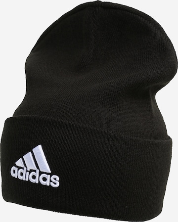 melns ADIDAS PERFORMANCE Sporta cepure: no priekšpuses
