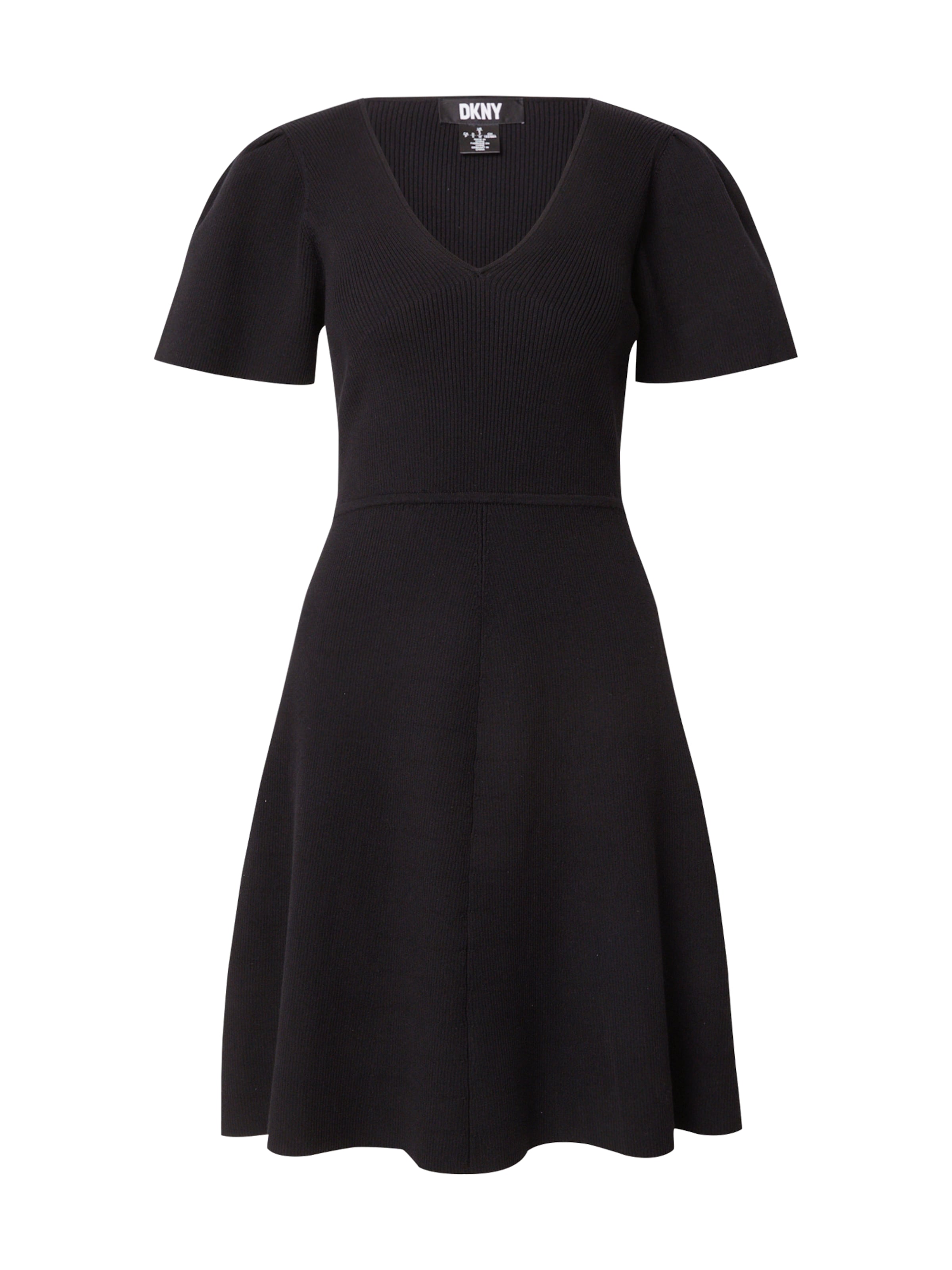 DKNY Трикотажное платье в Черный: спереди