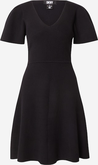 Rochie tricotat DKNY pe negru, Vizualizare produs