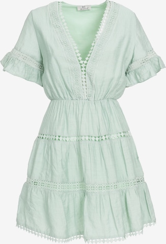 Rochie de la Influencer pe albastru: față