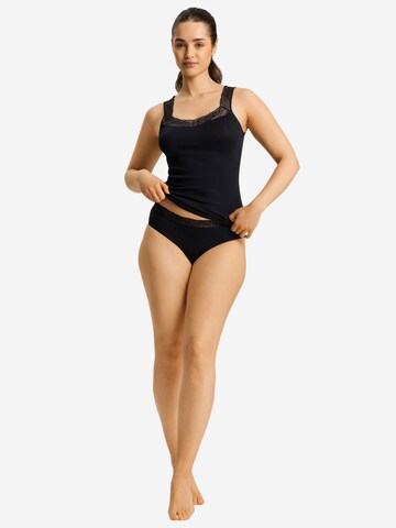 Hanro Unterhemd 'Cotton Delight'‌‌ in Schwarz