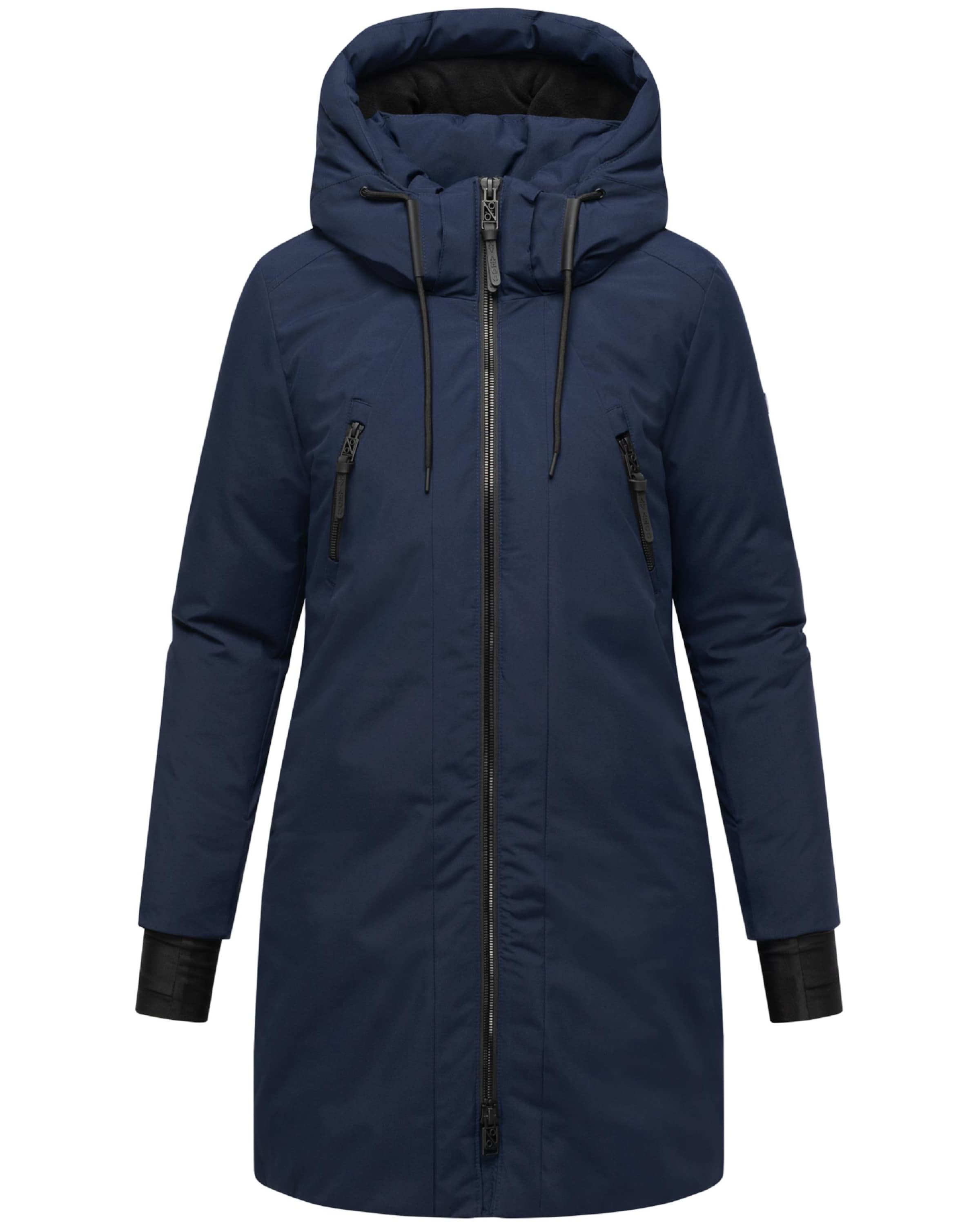 Manteau d’hiver &#x27;Winterzart 14&#x27; NAVAHOO en bleu : devant