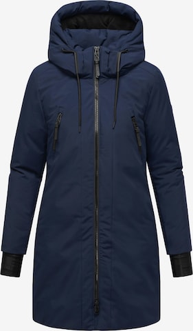 Cappotto invernale 'Winterzart 14' di NAVAHOO in blu: frontale