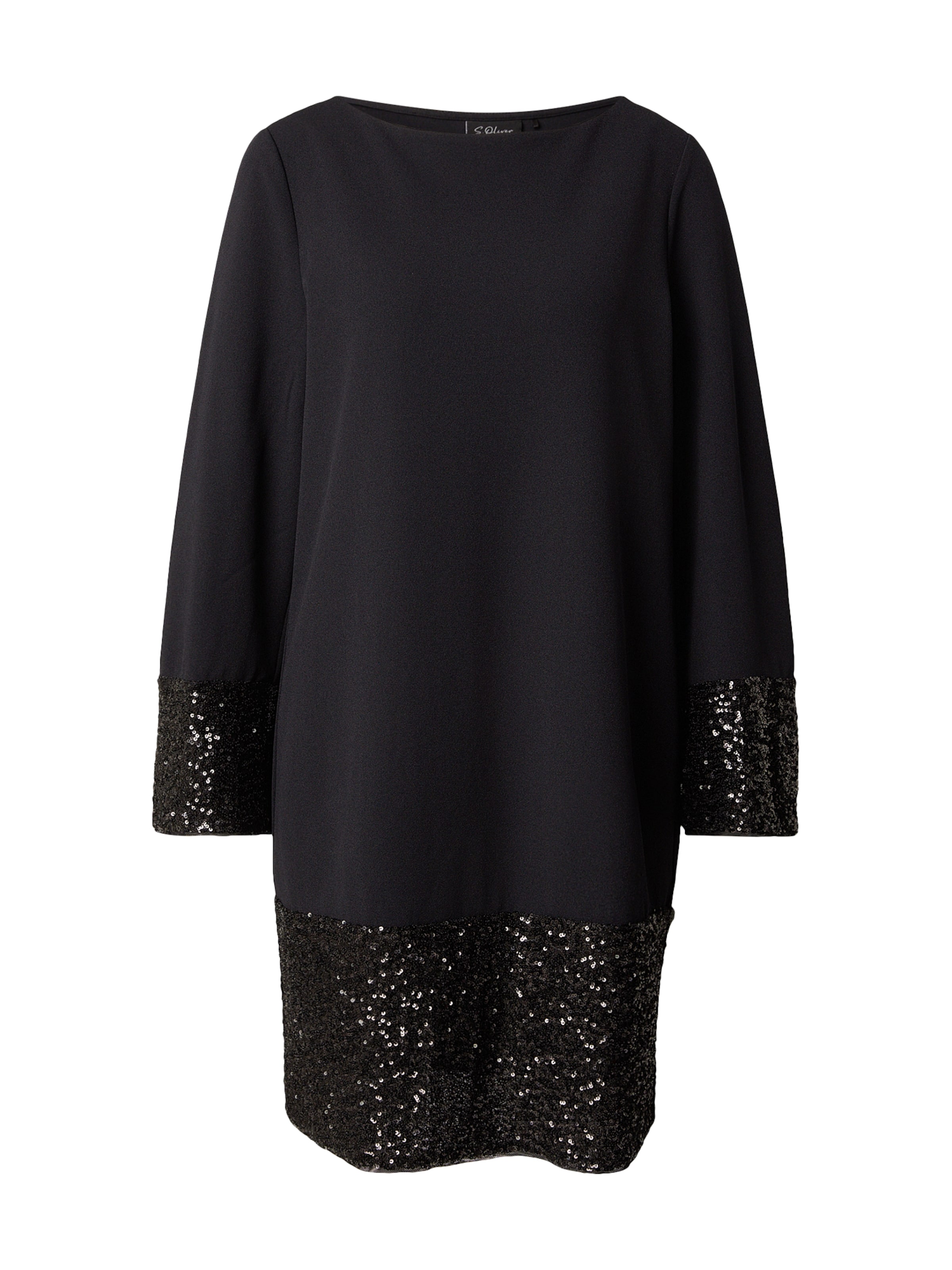 s.Oliver Kleid in Schwarz: Vorderseite