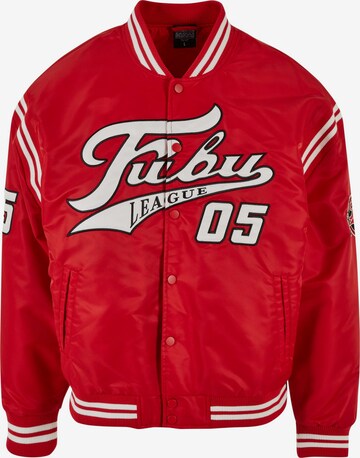 Veste mi-saison FUBU en rouge : devant