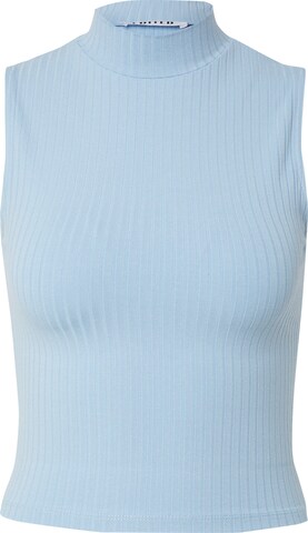 EDITED Top 'Kaori' in Blauw: voorkant