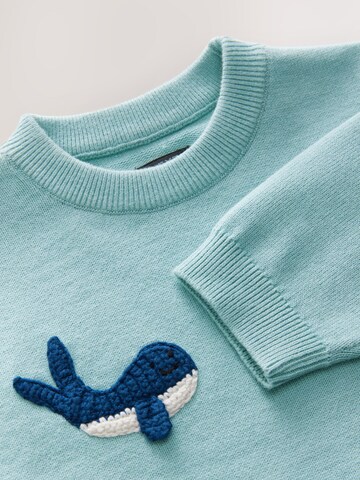 Next Pullover 'Sea Life Character' in Blau