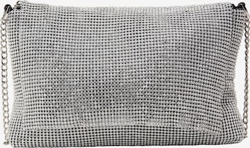 faina Clutch in Silver: front