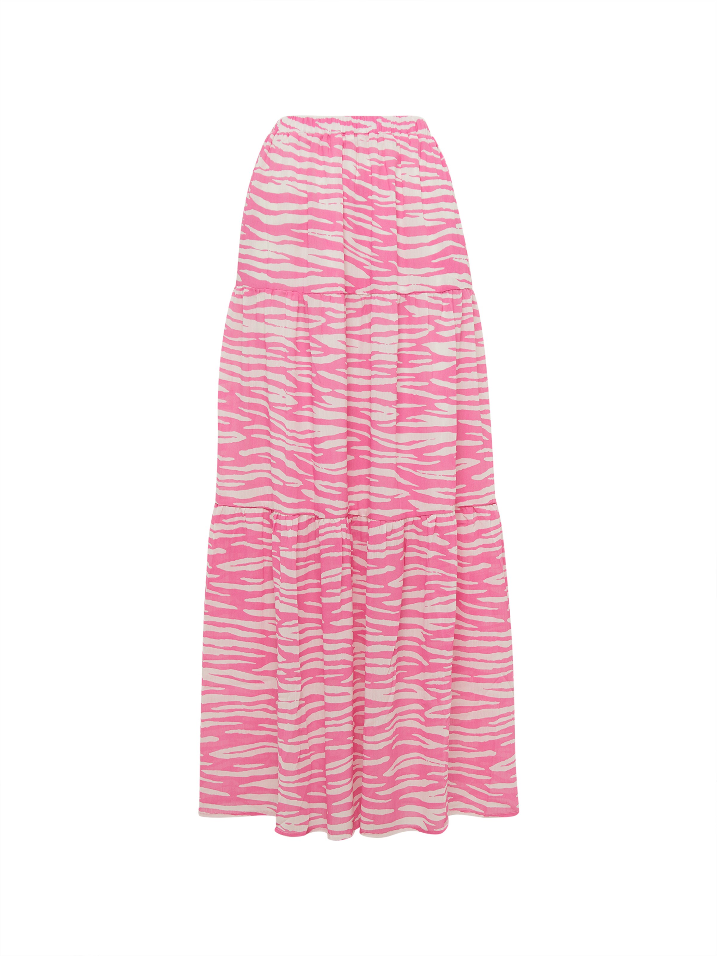 Tussah Skirt 'MILLY' in Pink: front