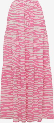 Tussah Skirt 'MILLY' in Pink: front