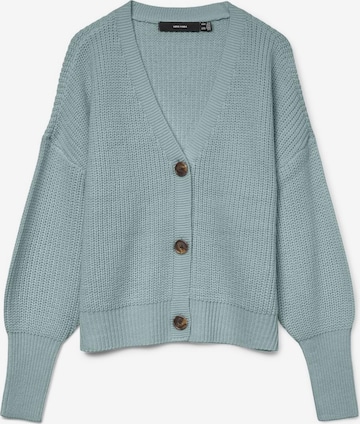 VERO MODA Knit cardigan 'Lea' in Green: front
