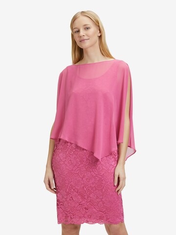 Robe de cocktail Vera Mont en rose : devant