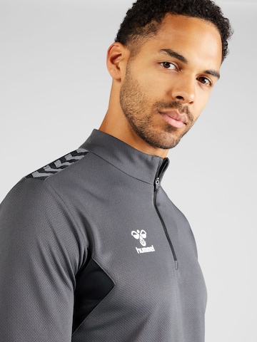 Hummel Αθλητική μπλούζα φούτερ 'Authentic' σε γκρι