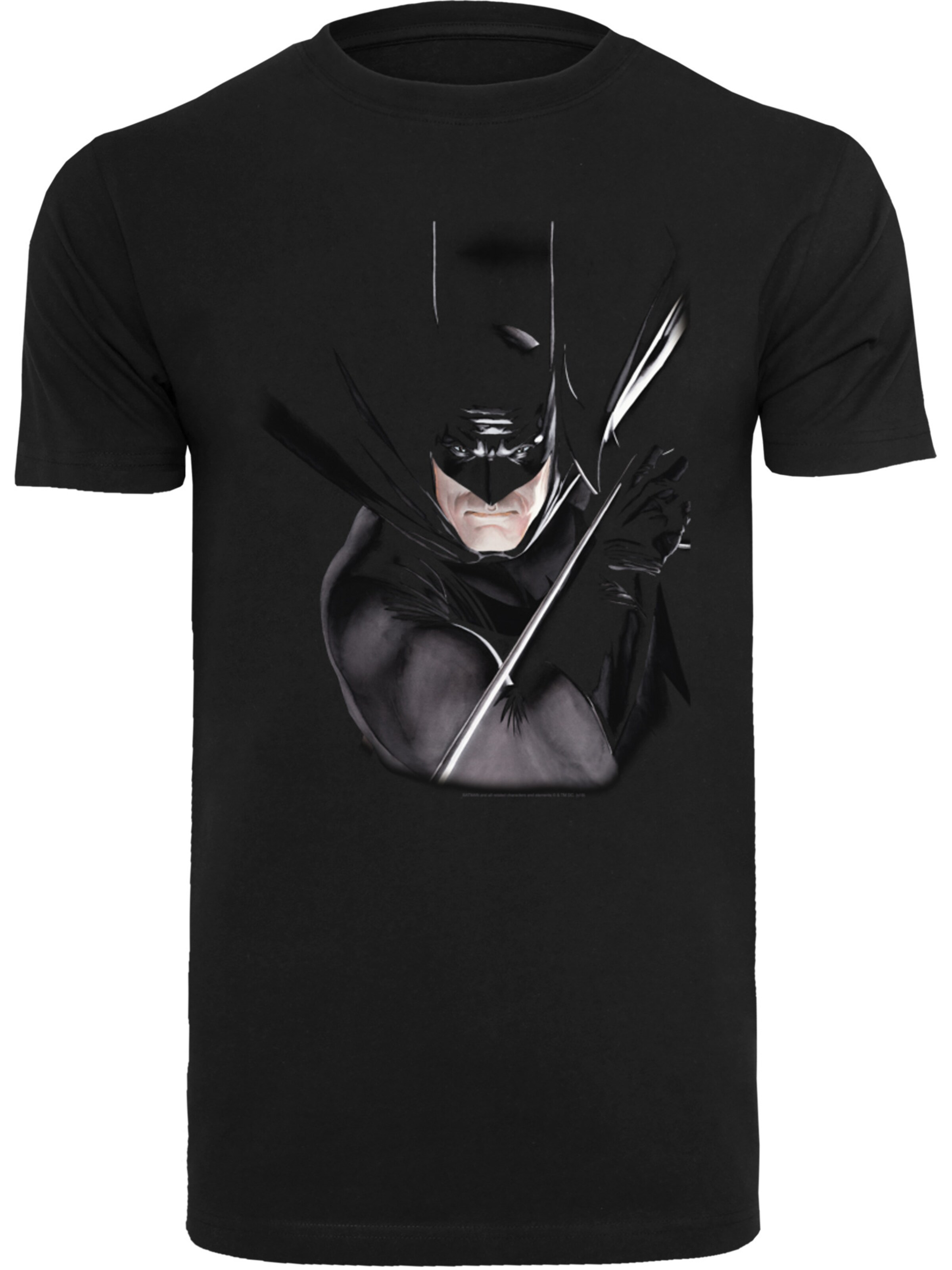 T-Shirt 'DC Comics Batman By Alex Ross' F4NT4STIC en noir : devant