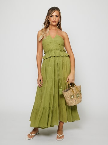 Robe South Beach en vert : devant