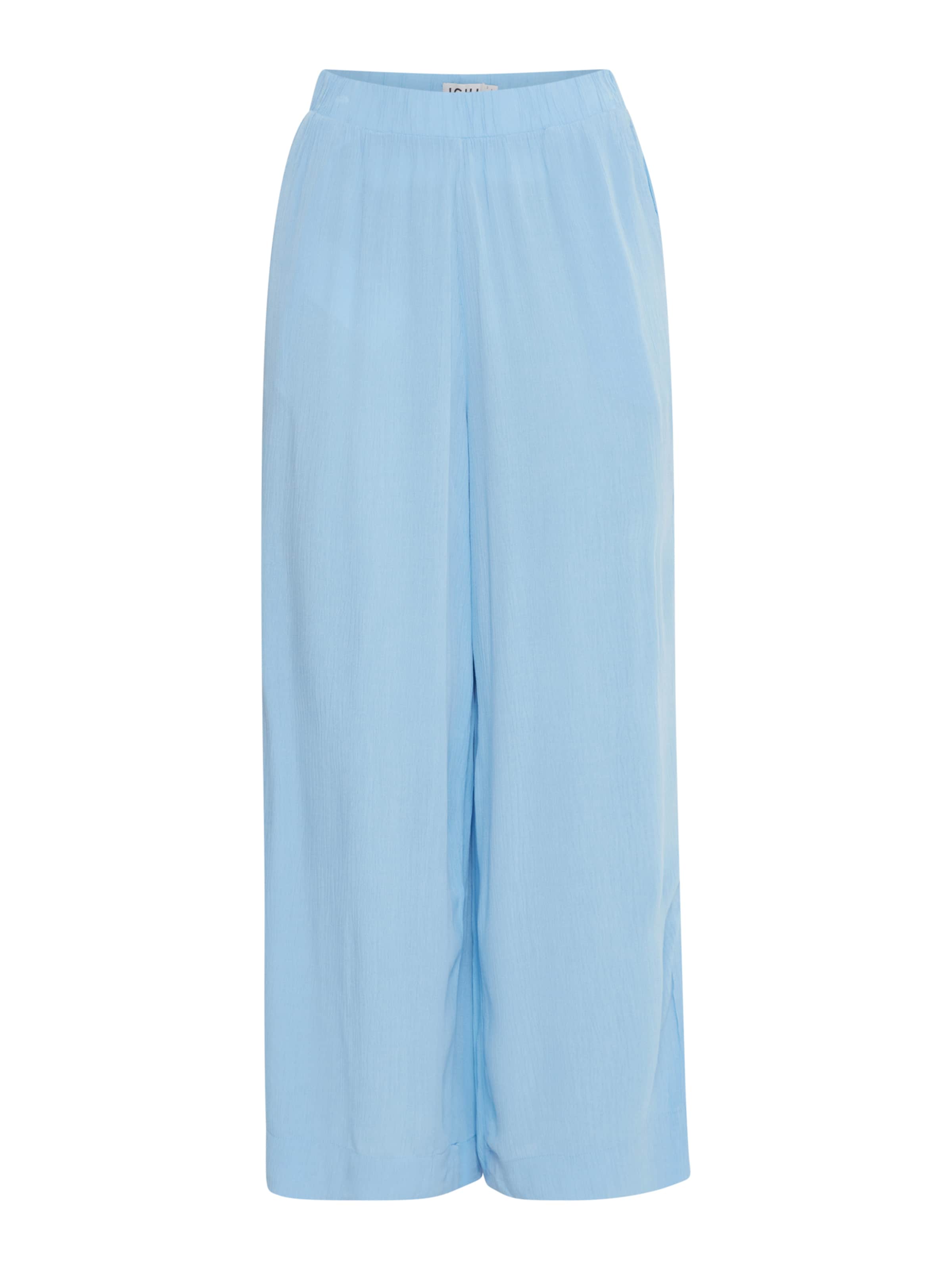 ICHI Wide leg Pants 'MARRAKECH' in Blue: front