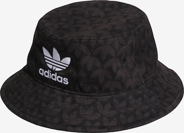 Pălărie 'Monogram Print' de la ADIDAS ORIGINALS pe negru: față