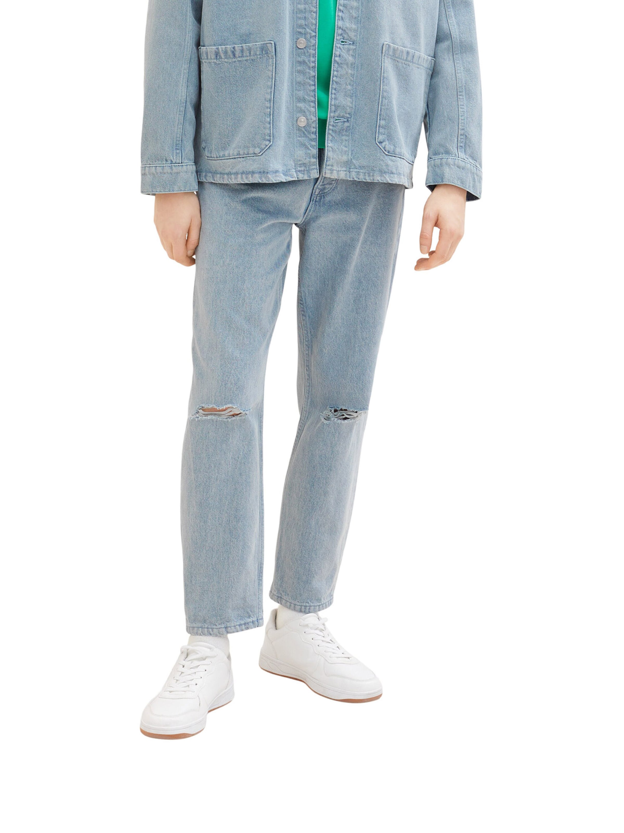 Loosefit Jean TOM TAILOR DENIM en bleu : devant