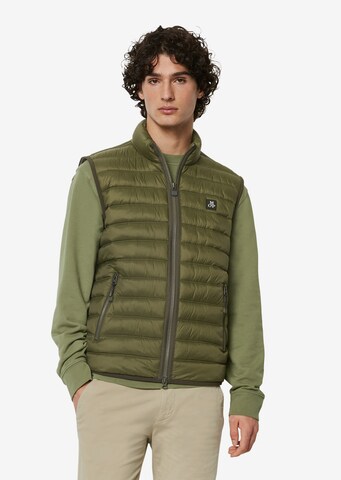 Gilet Marc O'Polo en vert : devant