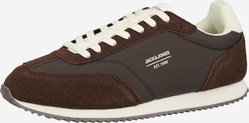 brūns JACK & JONES Zemie brīvā laika apavi 'JFWRETRO RUNNER': no priekšpuses