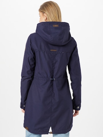 Ragwear Between-seasons parka 'Canny' in Blue