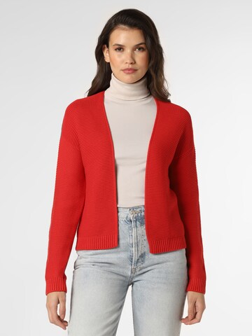 Marie Lund Knit Cardigan in Red: front