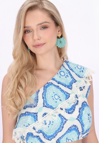 IZIA Top 'Festival' in Blauw