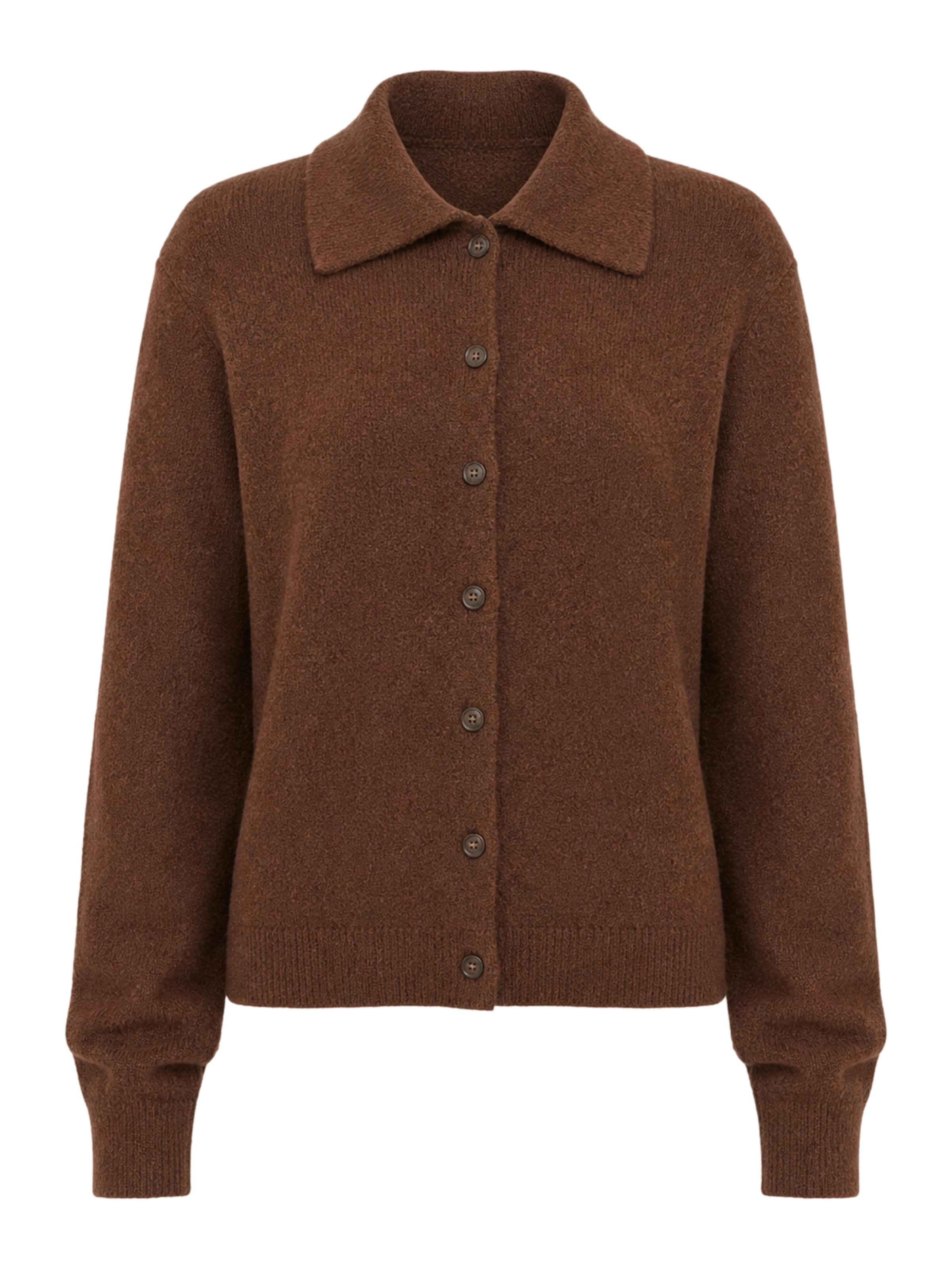Sweat-shirt BRAVE SOUL en marron : devant