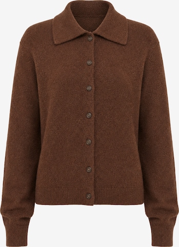 Sweat-shirt BRAVE SOUL en marron : devant