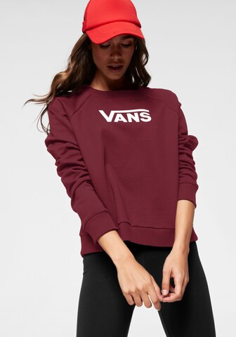 VANS - Sweatshirt 'FLYING' em vermelho