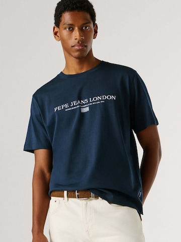 T-Shirt Pepe Jeans en bleu