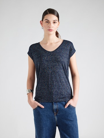 PIECES Shirt 'Billo' in Blue: front