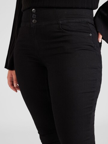 Vero Moda Curve Skinny Jeans 'DONNA' in Zwart