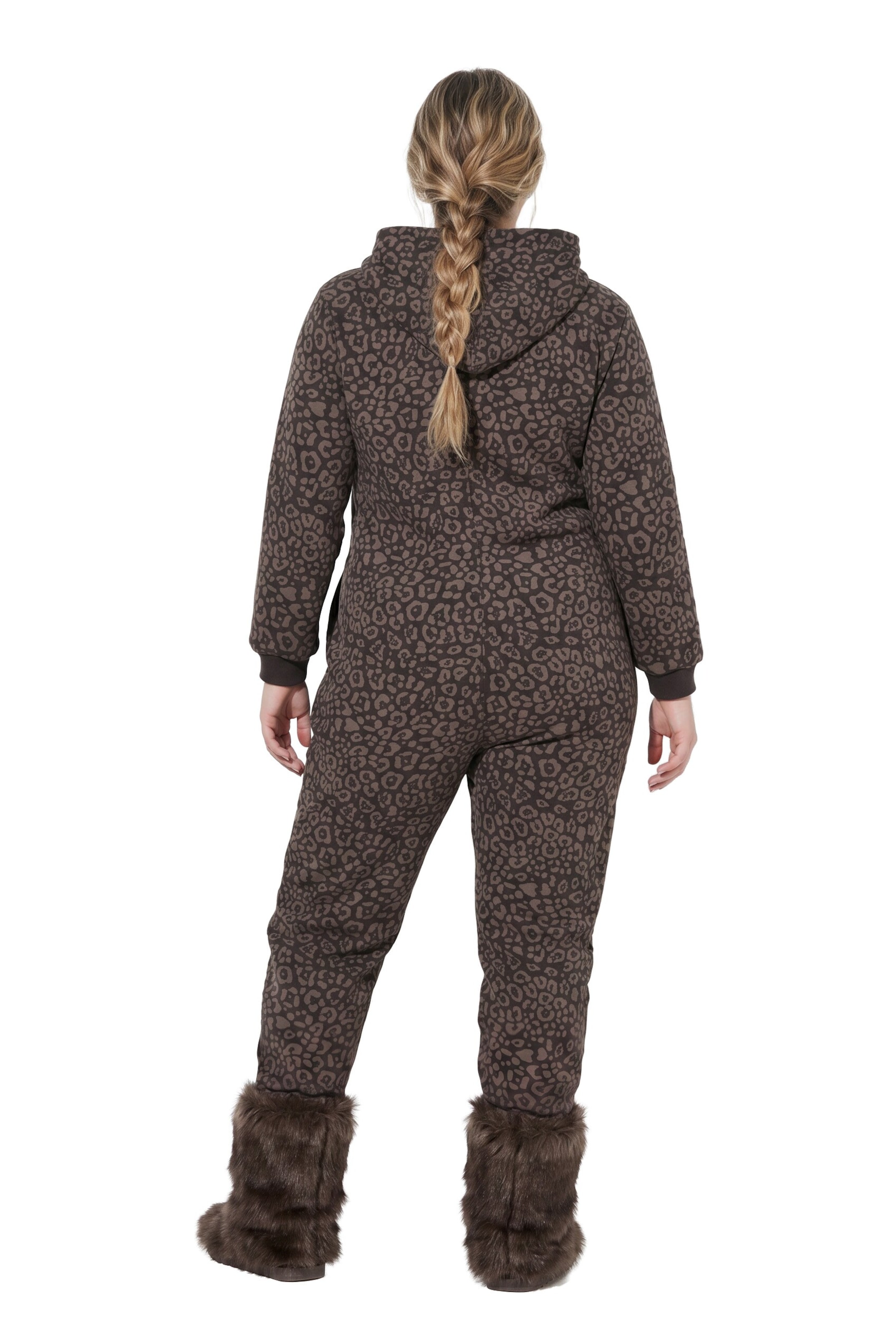 Ulla Popken Jumpsuit in Bruin