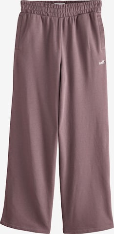 NextLoosefit Hlače - smeđa boja: prednji dio